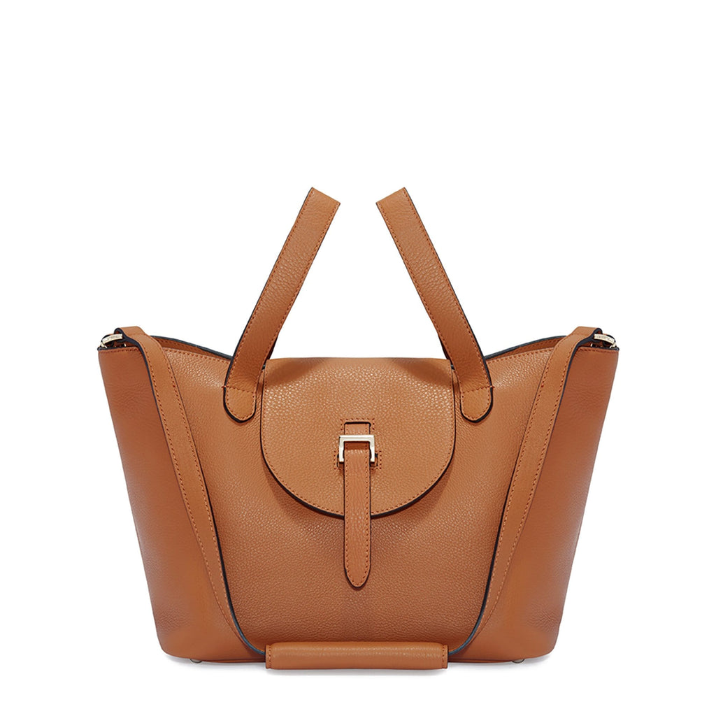 Meli Melo, Bags, Authentic Meli Melo Thela Medium Tan Brown Leather Bag