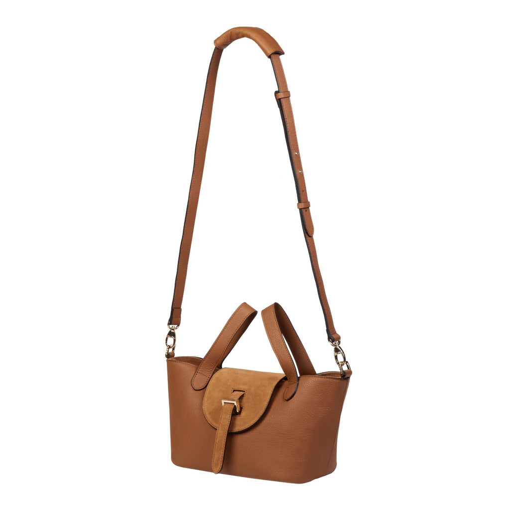 Thela Mini Tan & Caramel Suede Pop - meli melo Official