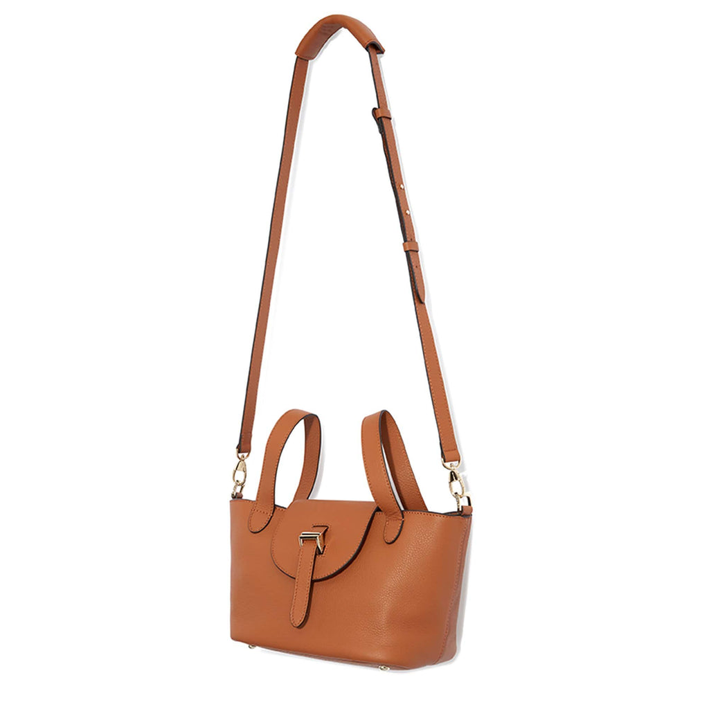 meli melo Thela Mini Shopper Chocolate leather Cross Body Bag for Women  441.00