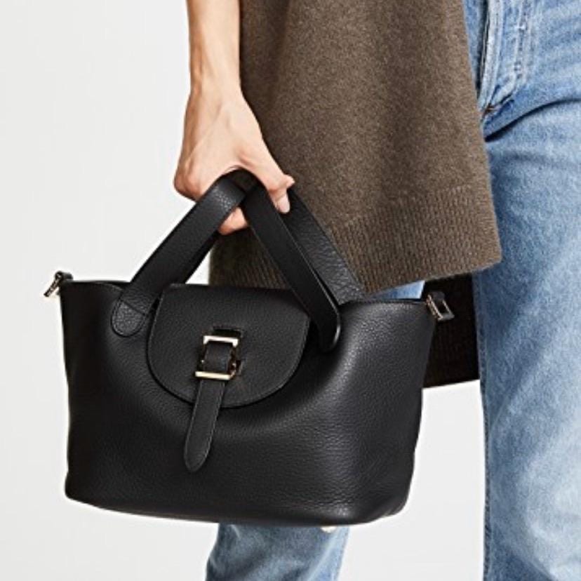 Thela Mini Black with Zip Closure Cross Body Bag for Women