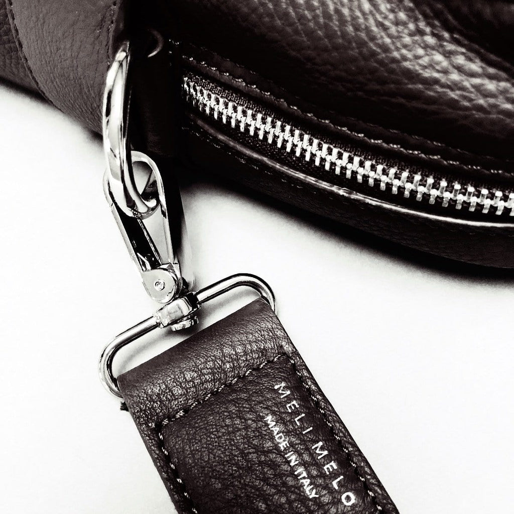 Briefcase in Black Leather for Men - meli melo Official